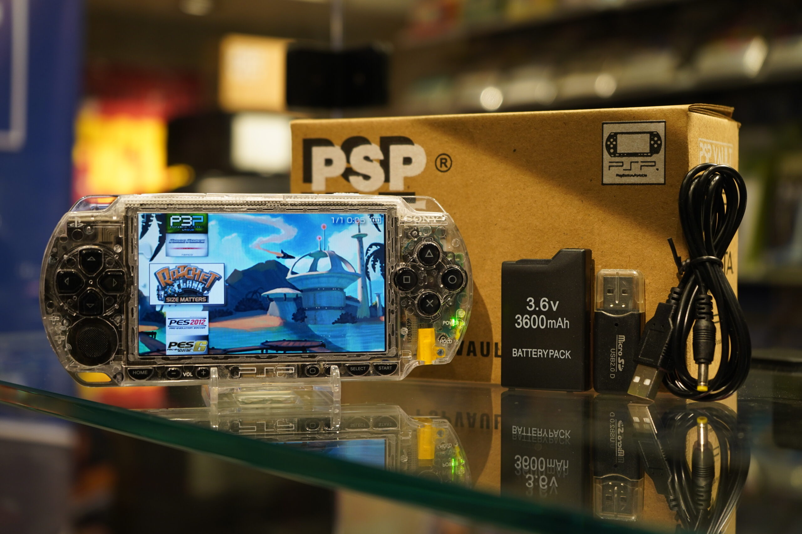 PSP 1000 128GB - Obsidian Ice - Image 2