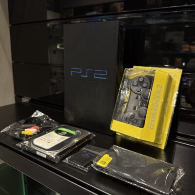 Alternative view of PlayStation 2 Fat Modded