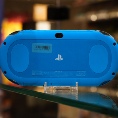 PS Vita Slim PCH-2000 Aqua Blue ZA23 rear view